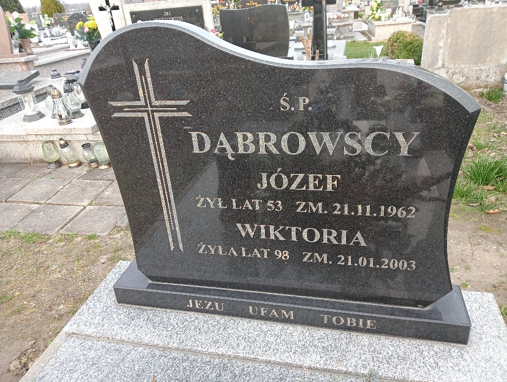 Józef Dąbrowski Mykanów - Grobonet - Wyszukiwarka osób pochowanych