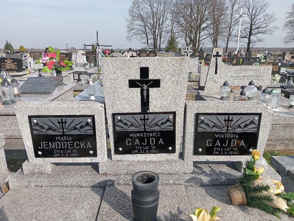 Wiktoria Gajda Mykanów - Grobonet - Wyszukiwarka osób pochowanych