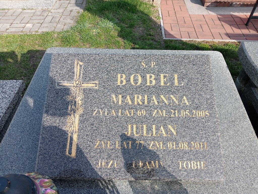 Marianna Bobel 1936 Mykanów - Grobonet - Wyszukiwarka osób pochowanych
