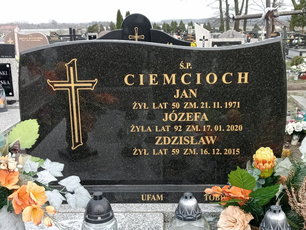 Jan Ciemcioch Mykanów - Grobonet - Wyszukiwarka osób pochowanych