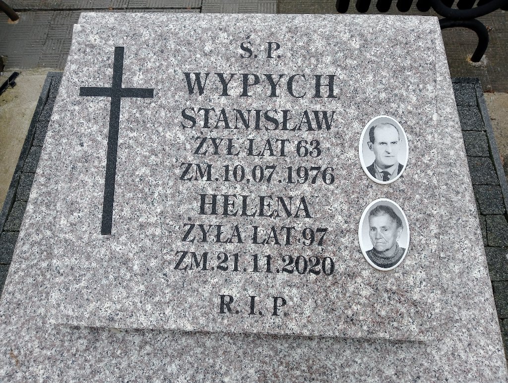 Helena Wypych 1923 Mykanów - Grobonet - Wyszukiwarka osób pochowanych