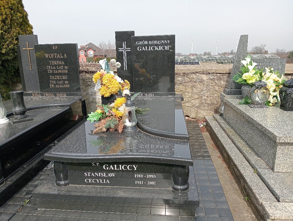 Grób Cecylia Galicka