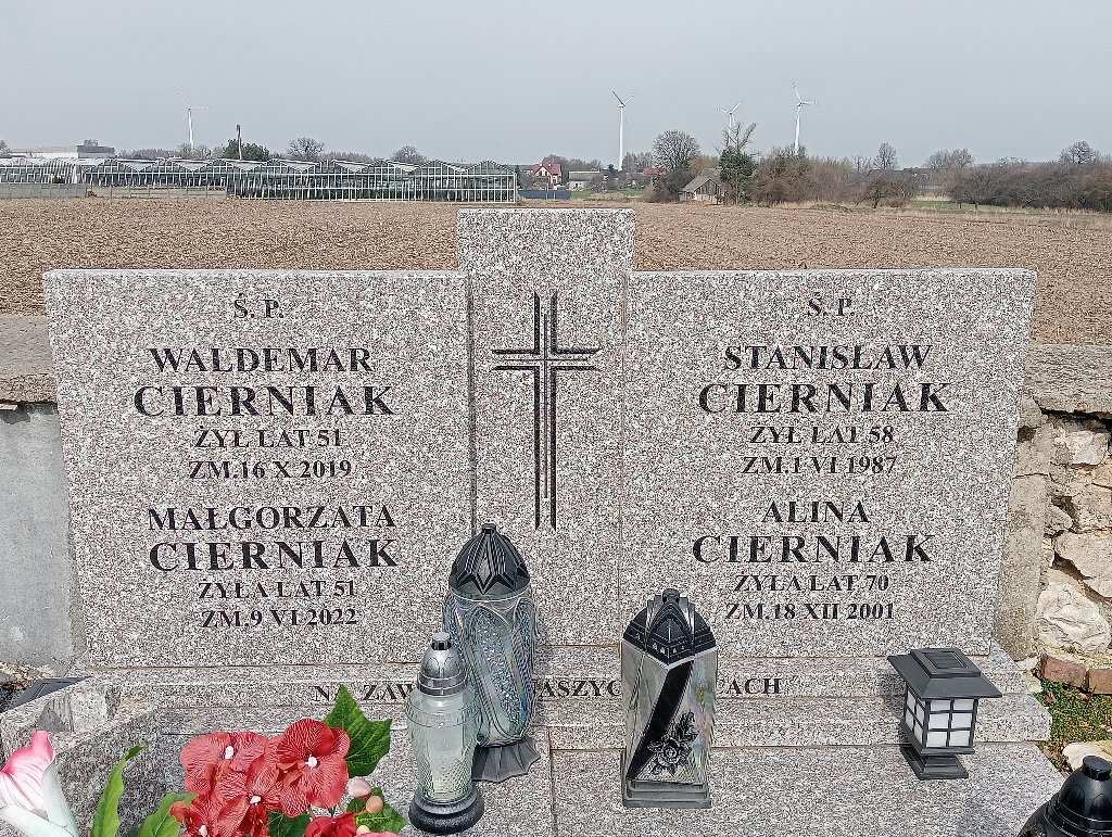 Małgorzata Cierniak 1971 Mykanów - Grobonet - Wyszukiwarka osób pochowanych