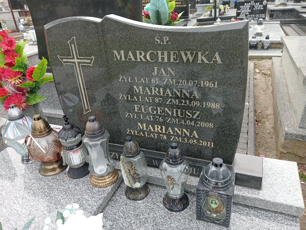 Eugeniusz Marchewka 1932 Mykanów - Grobonet - Wyszukiwarka osób pochowanych