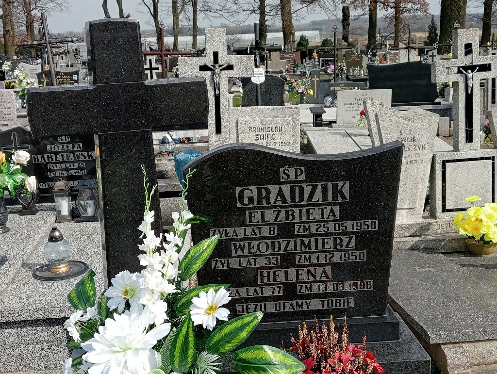 Elżbieta Gradzik Mykanów - Grobonet - Wyszukiwarka osób pochowanych