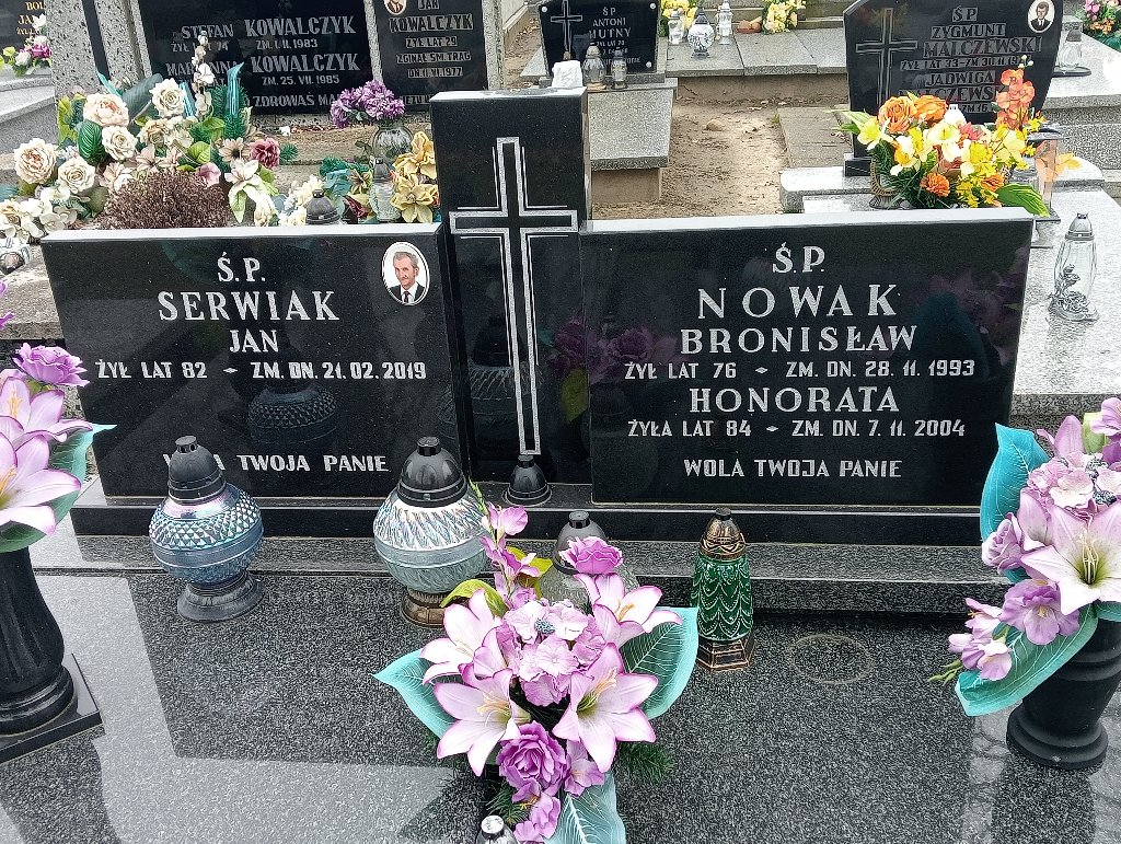 Honorata Nowak 1921 Mykanów - Grobonet - Wyszukiwarka osób pochowanych